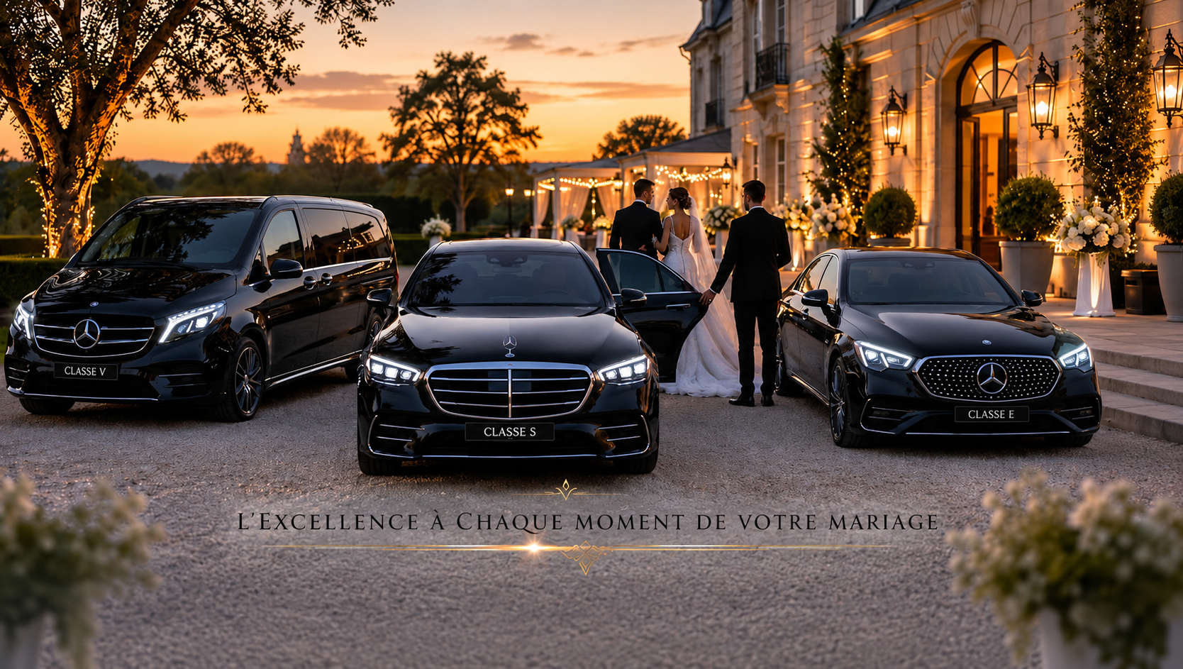 Voiture de mariage avec chauffeur 93 Seine-Saint-Denis